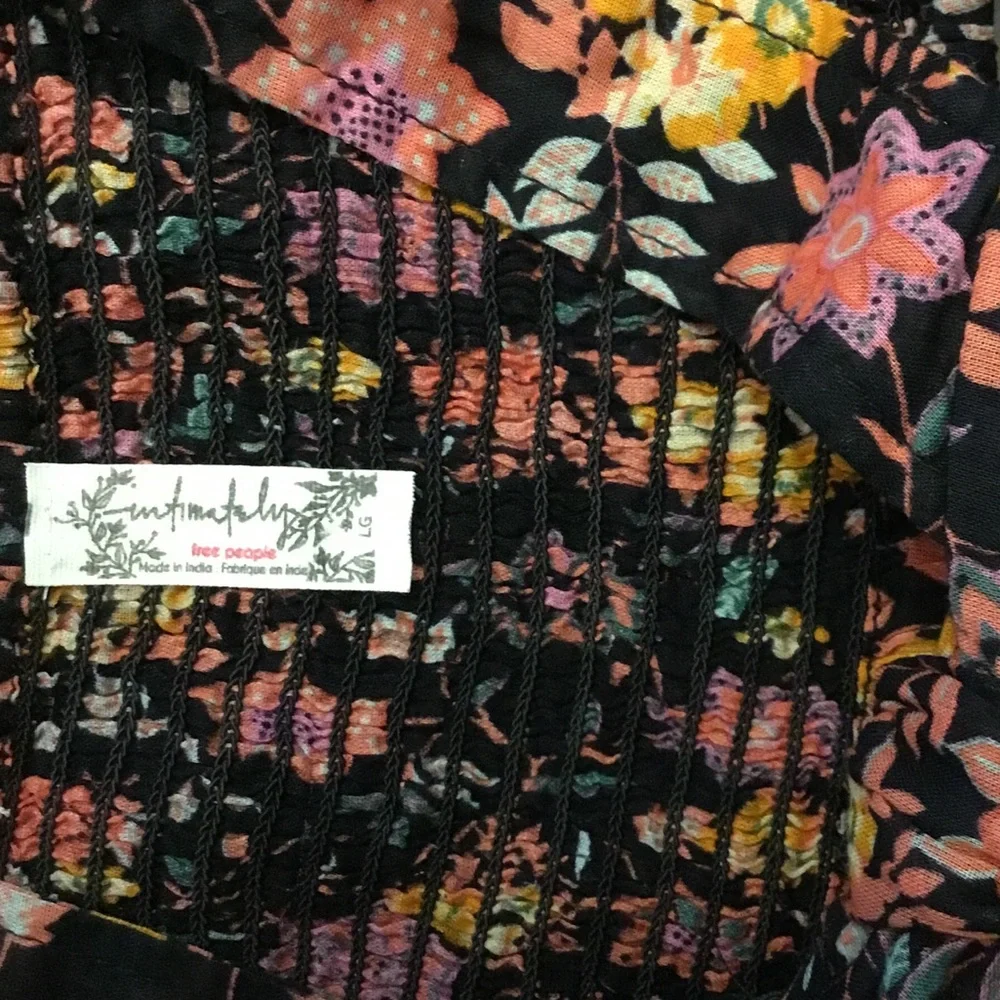 Free People Tie Front Bralette Size L